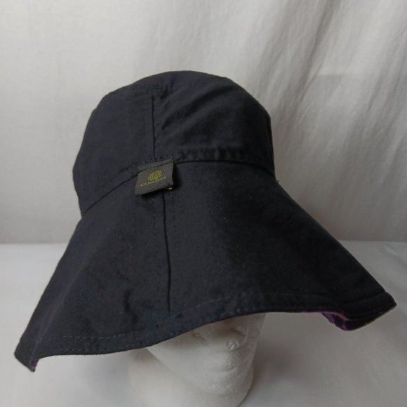 Clea Ray Bucket Hat Reversible Tie Dye Black Pink Blue Purple One Size Rayon - Picture 14 of 16